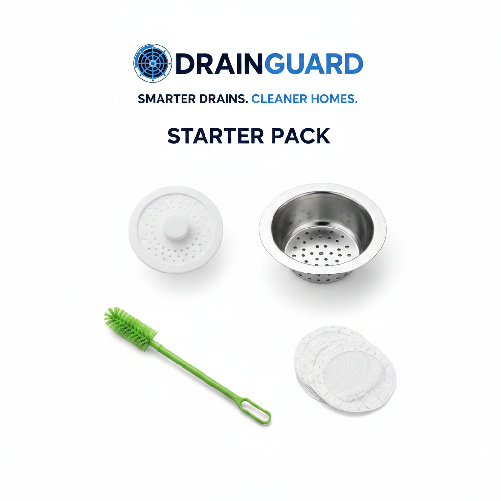 Bathroom & Kitchen Drain Protection Starter Pack