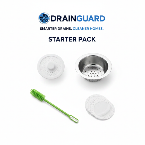 Bathroom & Kitchen Drain Protection Starter Pack