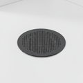 Silicone Drain Hair Catcher on shower drain