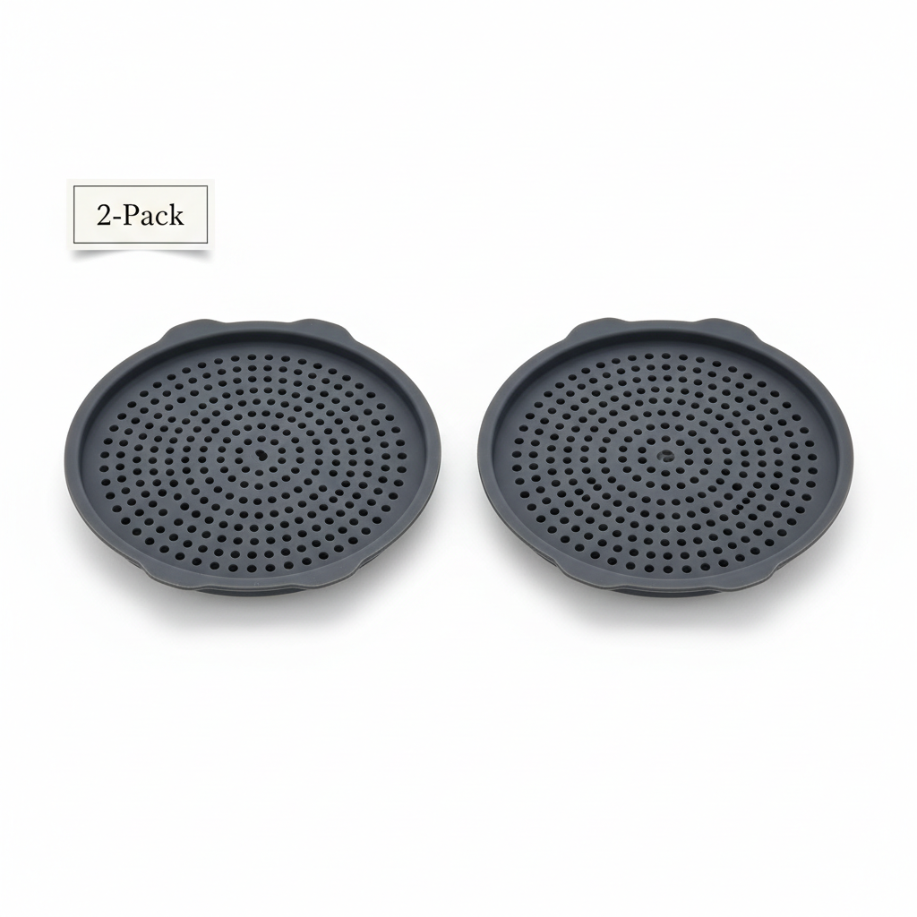2-Pack Silicone Drain Hair Catchers