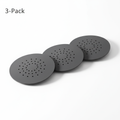 3-Pack Silicone Drain Hair Catchers
